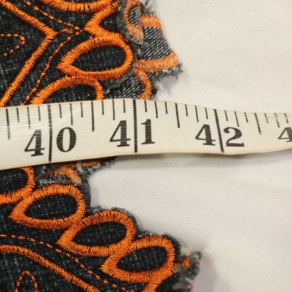 APOLLO JEANS Washed Denim Flared Bottom Jeans Sz 13/14 - Picture 11 of 16